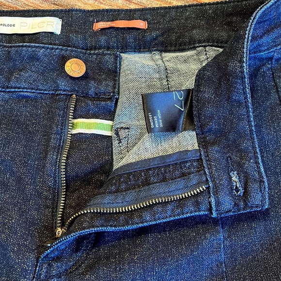 Anthropologie Pilcro‎ Shimmer High Rise Denim Legging - Picture 7 of 13